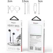 Yesido Wired In Ear Headphone Black