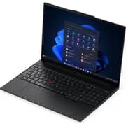 Lenovo ThinkPad E16 Gen 3 (2025) AI PC - 2nd Series / Intel Core Ultra 5-225U / 16inch WUXGA / 512GB SSD / 16GB RAM / Shared Intel Graphics / Windows 11 Pro / English & Arabic Keyboard / Black / Middle East Version - [21SR005MGR]