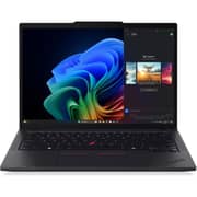 Lenovo ThinkPad T14 Gen 6 (2025) AI PC - 2nd Series / Intel Core Ultra 7-255U / 14inch WUXGA / 1TB SSD / 32GB RAM / Shared Intel Graphics / Windows 11 Pro / English & Arabic Keyboard / Black / Middle East Version - [21QC00C4GR]