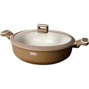 Julia Elite Prof Shallow Casserole with Lid 2pc Set - Ju1043