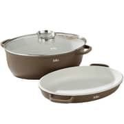 Julia Elite Prof Oval Roaster With Lid 3pcs Set - Ju1199