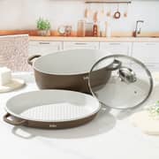 Julia Elite Prof Oval Roaster With Lid 3pcs Set - Ju1199