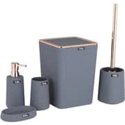 Julia Grey 5Pcs Bathroom Accessories Set - Ju24 2017