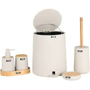 Julia White 5Pcs Bathroom Accessories Set - Ju24 2015