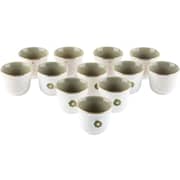 Otantik Asalah Olive And Gold Arabic Coffee 12pcs Set - Et2889