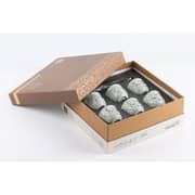 Otantik Jiwar Blue And Silver Arabic Coffee 7pcs Set - Et2719