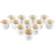 Otantik Asalah Creamy And Silver Arabic Coffee 12pcs Set - Et2892