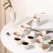 Otantik Asalah Creamy And Silver Arabic Coffee 12pcs Set - Et2892