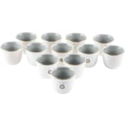 Otantik Asalah Grey And Gold Arabic Coffee 12pcs Set - Et2890