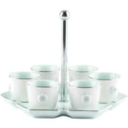 Otantik Asalah Teal And Silver Arabic Coffee Set - Et2593