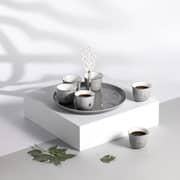 Otantik Naqsh Grey And Silver Arabic Coffee 7pcs Set - Et2968