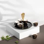 Otantik Naqsh Black And Gold Arabic Coffee Set 7pcs - Et2969