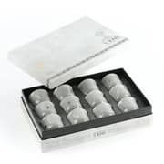 Otantik Naqsh Grey And Silver Arabic Coffee Cups 12pcs Set - Et2958