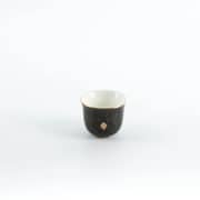 Otantik Naqsh Black And Gold Arabic Coffee Cups 12pcs Set - Et2959