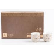 Otantik Jiwar Beige and Gold Arabic Coffee 12pc Set - Et2907