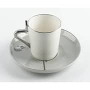 Otantik Liqaa Grey and Silver Turkish Coffee 12pc Set - Et2786