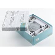 Otantik Liqaa Grey and Silver Turkish Coffee 12pc Set - Et2786