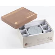 Otantik Jiwar Light Green and Silver Turkish Coffee 12pc Set - Et2648