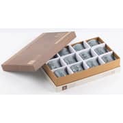 Otantik Jiwar Blue and Silver Arabic Coffee 12pc Set - Et2912