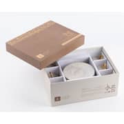 Otantik Jiwar Beige and Gold Turkish Coffee 12pc Set - Et2645