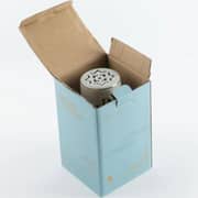 Otantik Liqaa Grey and Silver Small Electronic Candlestick Holder - Et2821