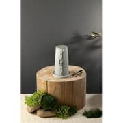 Otantik Liqaa Grey and Silver Small Electronic Candlestick Holder - Et2821