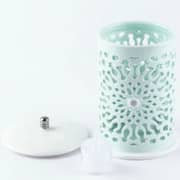 Otantik Asalah Teal and Silver Small Electronic Candlestick Holder - Et2576