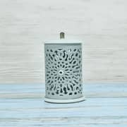 Otantik Asalah Grey and Gold Small Electronic Candlestick Holder - Et2575