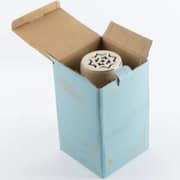 Otantik Liqaa Beige and Gold Medium Electronic Candlestick Holder - Et2823