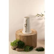 Otantik Liqaa Beige and Gold Medium Electronic Candlestick Holder - Et2823