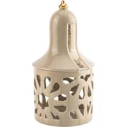Otantik Nour Beige Large Electronic Candlestick Holder - Et2243