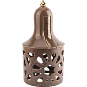 Otantik Nour Brown Large Electronic Candlestick Holder - Et2244