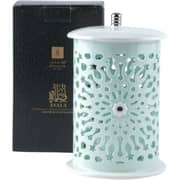 Otantik Asalah Teal and Silver Medium Electronic Candlestick Holder - ET2581
