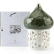 Otantik Diwan Green Large Electronic Candlestick Holder - Et2360