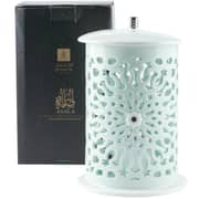 Otantik Asalah Teal And Silver Large Electronic Candlestick Holder - Et2587