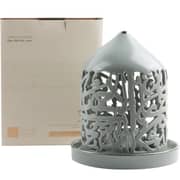 Otantik Jiwar Light Green And Silver Large Electronic Candlestick Holder - Et2710