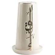Otantik Liqaa Beige And Gold Large Electronic Candlestick Holder - Et2828