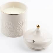 Otantik Jiwar Beige And Gold Large Scented Candle - Et2686