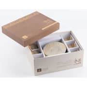 Otantik Jiwar Ivory and Gold Turkish Coffee 12pc Set - Et2646