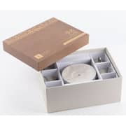 Otantik Jiwar Beige and Silver Turkish Coffee 12pc Set - Et2647