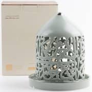 Otantik Jiwar Light Green and Silver Medium Electronic Candlestick Holder - Et2703