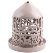 Otantik Jiwar Purple And Gold Large Electronic Candlestick Holder - Et2711