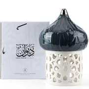 Otantik Diwan Blue Large Electronic Candlestick Holder - Et2361