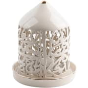 Otantik Jiwar Beige And Gold Large Electronic Candlestick Holder - Et2707