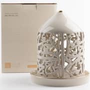 Otantik Jiwar Beige And Gold Large Electronic Candlestick Holder - Et2707