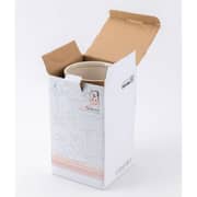 Otantik Ather Beige And Gold Medium Flower Vase 10.5x20 cm - Et2525