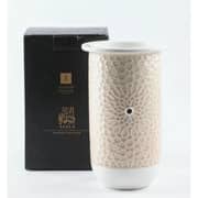 Otantik Asalah Creamy And Silver Small Porcelain Vase - Et2618