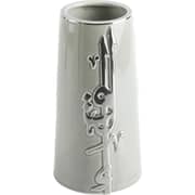 Otantik Liqaa Grey And Silver Large Flower Vase - Et2861