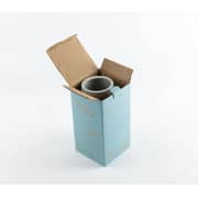 Otantik Liqaa Grey And Silver Large Flower Vase - Et2861