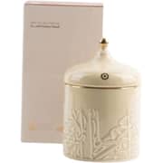 Otantik Jiwar Ivory/Gold Small Scented Candle - Et2680